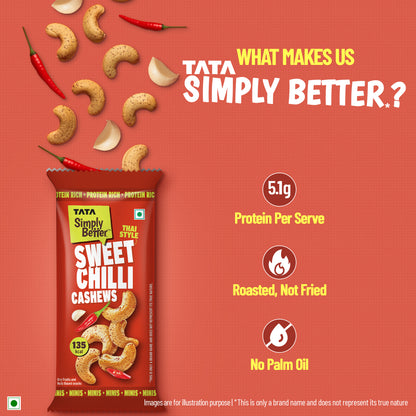 Flavored Cashew - 23g - Single Serve ( Thai Chilly)