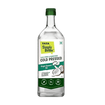 Virgin Cold Pressed Coconut Oil | A1 Grade Coconuts | Pure & Unrefined | Rich Aroma & Flavour | 1L