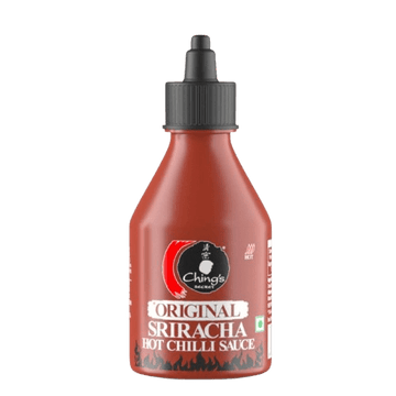 Original Sriracha Hot Chilli Sauce (Red)  Perfect Blend Of Spicy & Tangy | Dip, Spread, Cook, Drizzle | 100% Veg | 230g