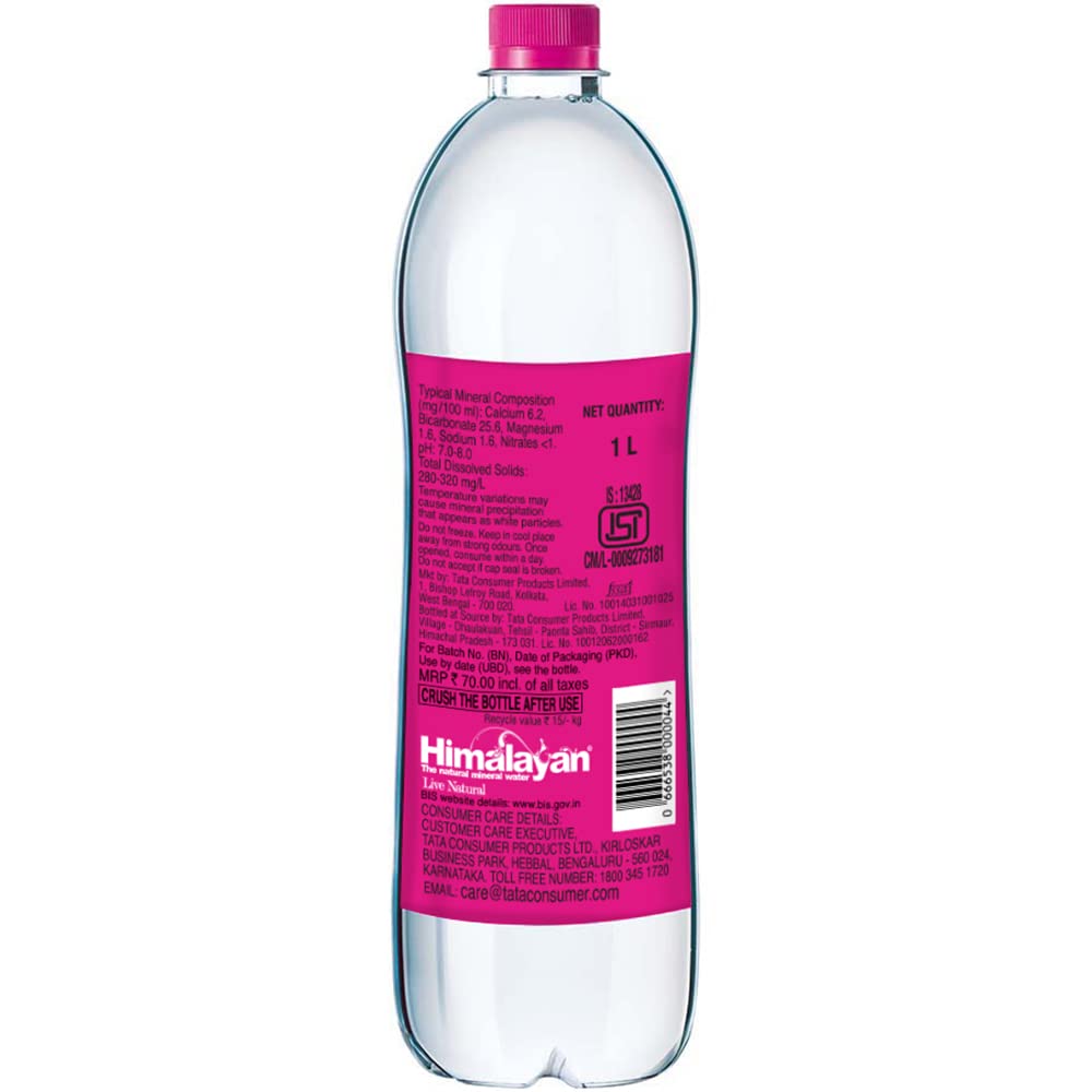 Natural Mineral Water, 1 Litre