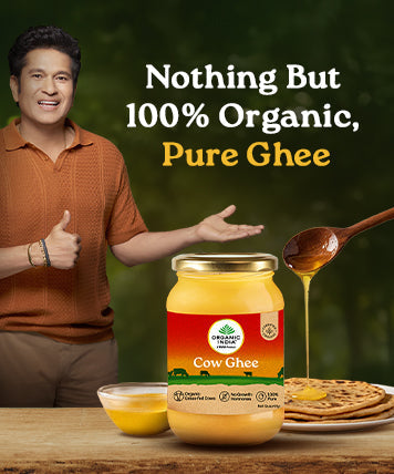 Organic India Cow Ghee | Authentic Taste | Rich in Healthy Fat - 500 ml