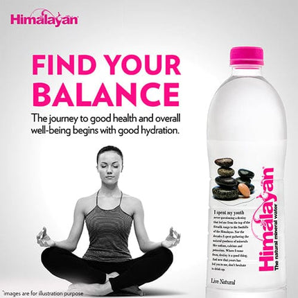 Himalayan Natural Mineral Water, 500 ml (Pack of 30 bottles)