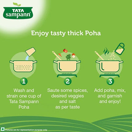 Tata Sampann High Fibre Poha, 1 Kg