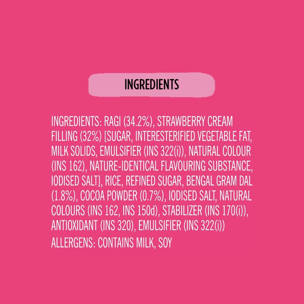 Ragi Bites Strawberry Fills