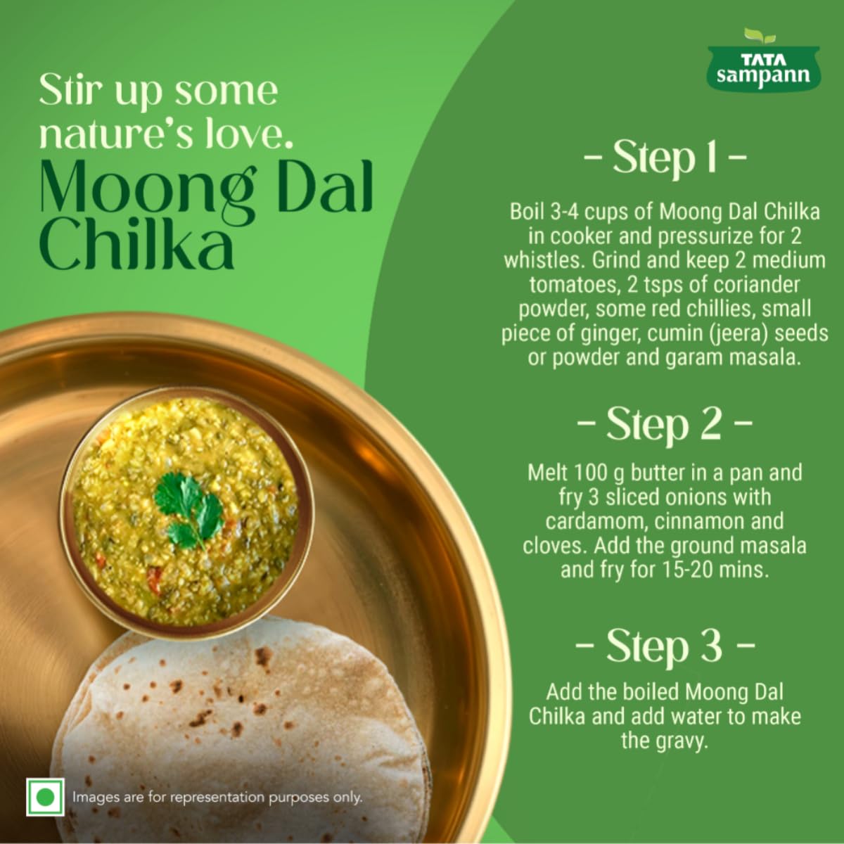 Moong Chilka Unpolished  | Premium Quality |Natural Nutrients Maintained | Chef Recommended | 500g