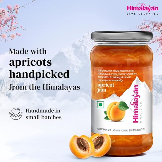 Apricot Jam | No Preservatives | No Added Colours & Flavours | 240g