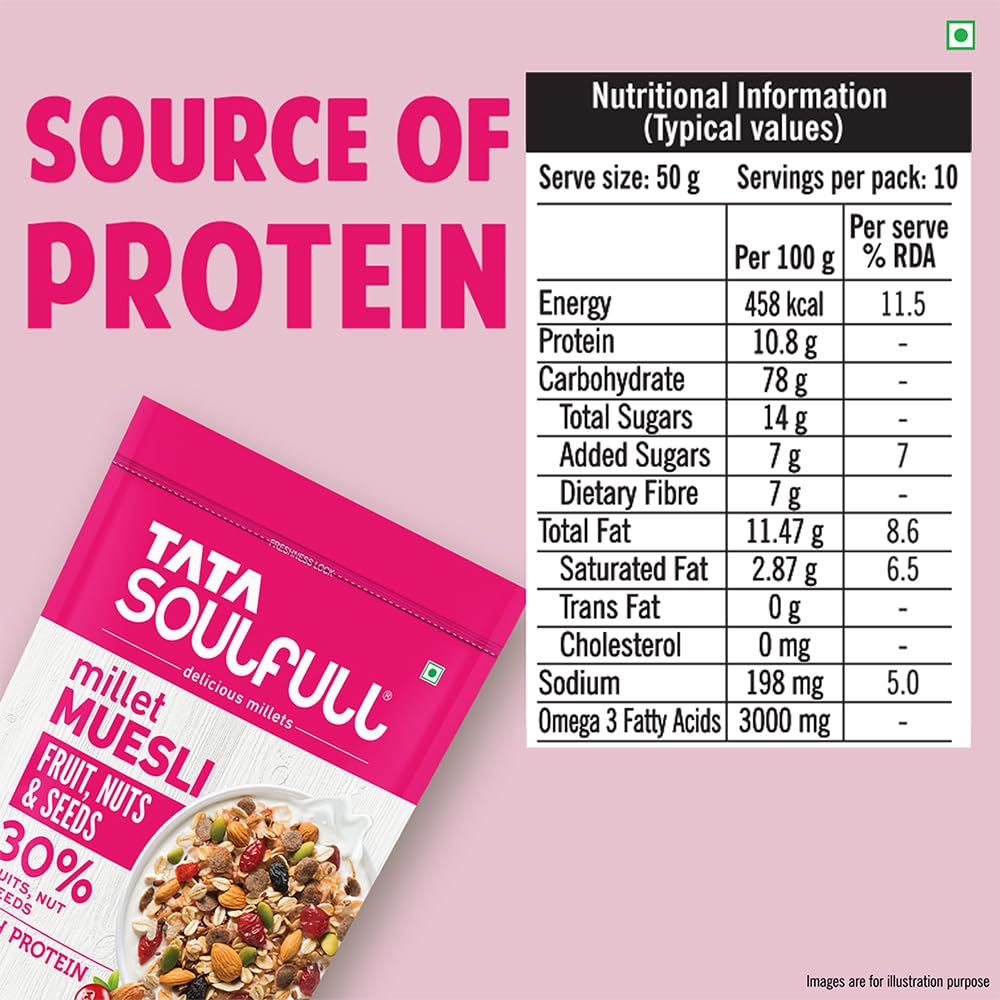 Millet Muesli - Fruit, Nuts & Seeds