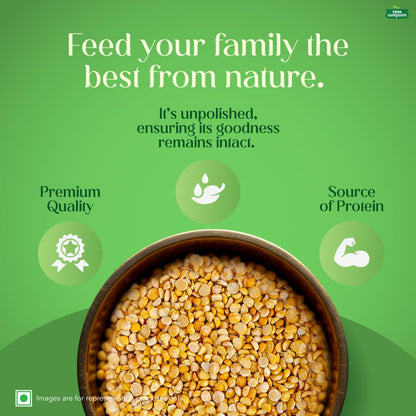 Toor Dal / Arhar Dal Unpolished | Rich in Taste | Chef Recommended | 500g / 1Kg - New Pack