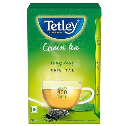 Tetley Green Tea, Long Leaf Tea, Original, 500g