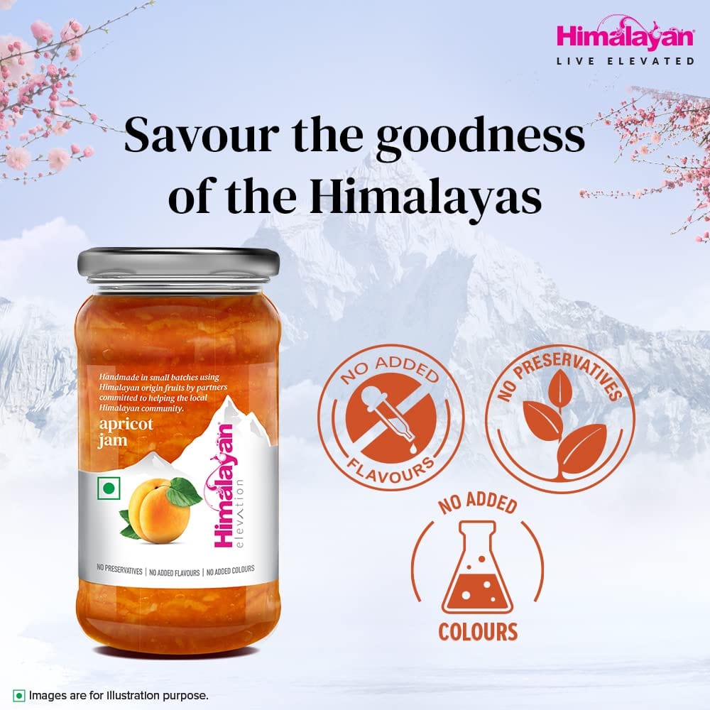 Apricot Jam | No Preservatives | No Added Colours & Flavours | 240g