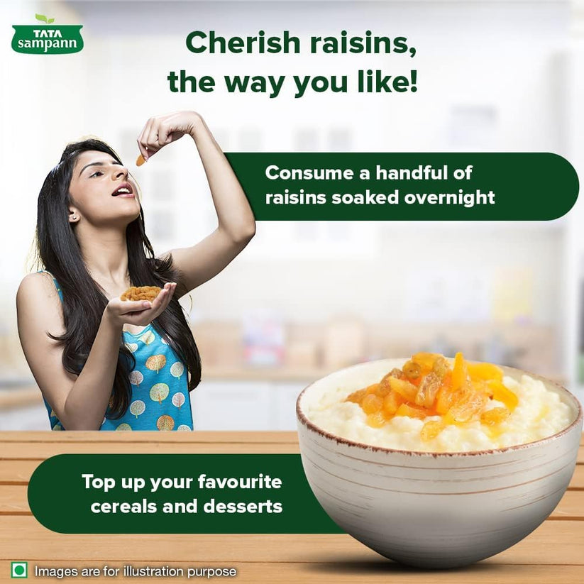 Premium Raisins | Seedless | Source of Potassium | Long in Size | Upto ...