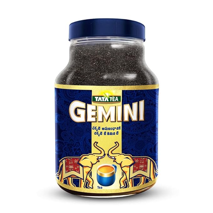Tata Tea Gemini Dust Tea | 1kg | Pet Jar Pack