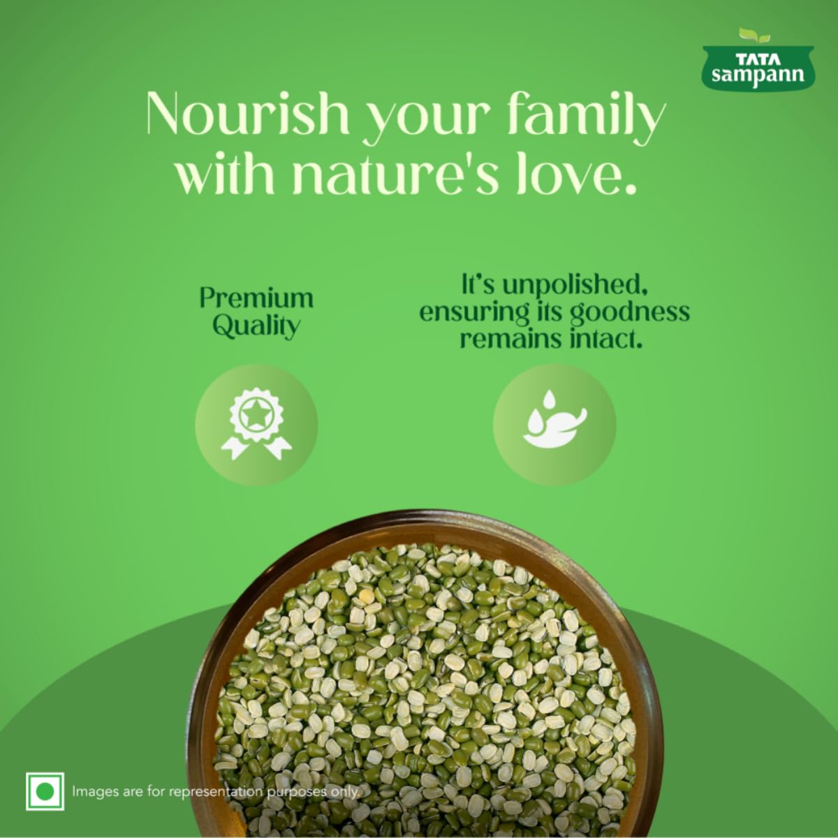 Moong Chilka Unpolished  | Premium Quality |Natural Nutrients Maintained | Chef Recommended | 500g