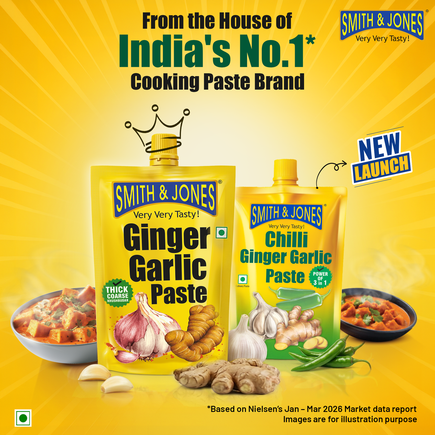 Smith & Jones Chilli Ginger Garlic Paste - 200gm