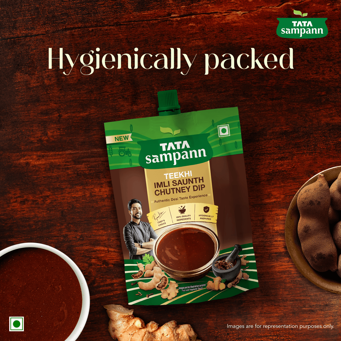 Teekhi Imli Saunth Chutney Dip 200g