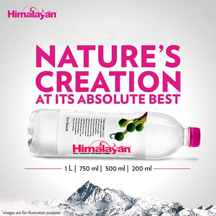 Himalayan Natural Mineral Water, 200 ml (Pack of 48 bottles)