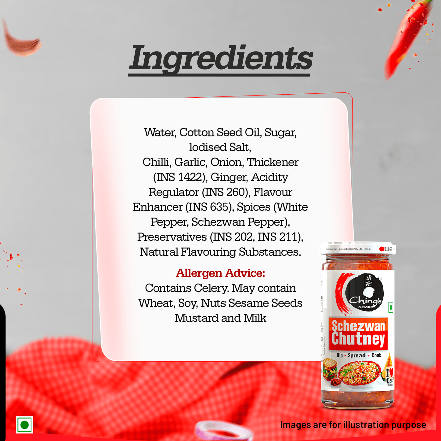 Ching's Secret Schezwan Chutney - 250 Gram