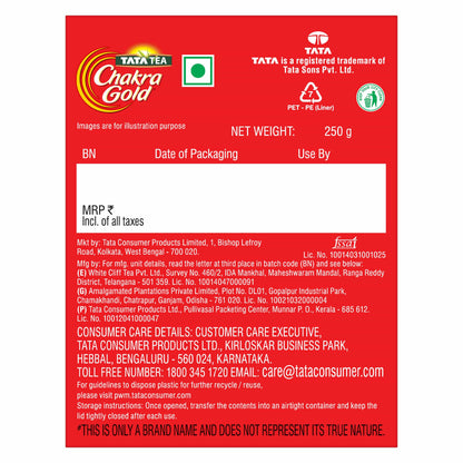 Tata Tea Chakra Gold | Premium Dust Tea 250g