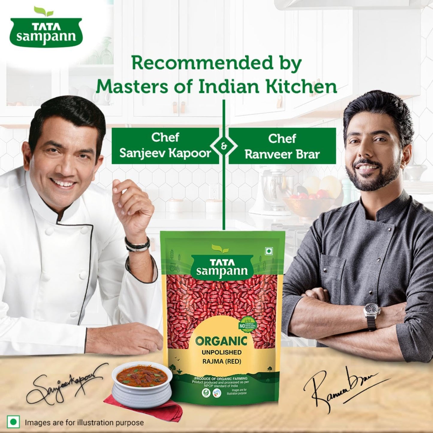 Organic Rajma (Red) Unpolished | Rich in Nutrients | Stringent quality check | 500g