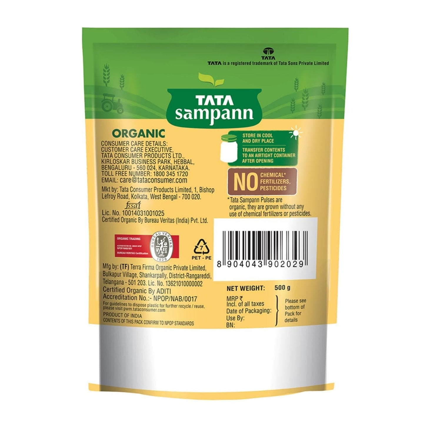 Organic kabooli Chana