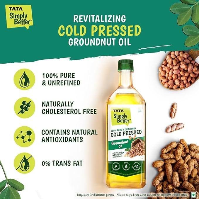 Cold Pressed Groundnut Oil