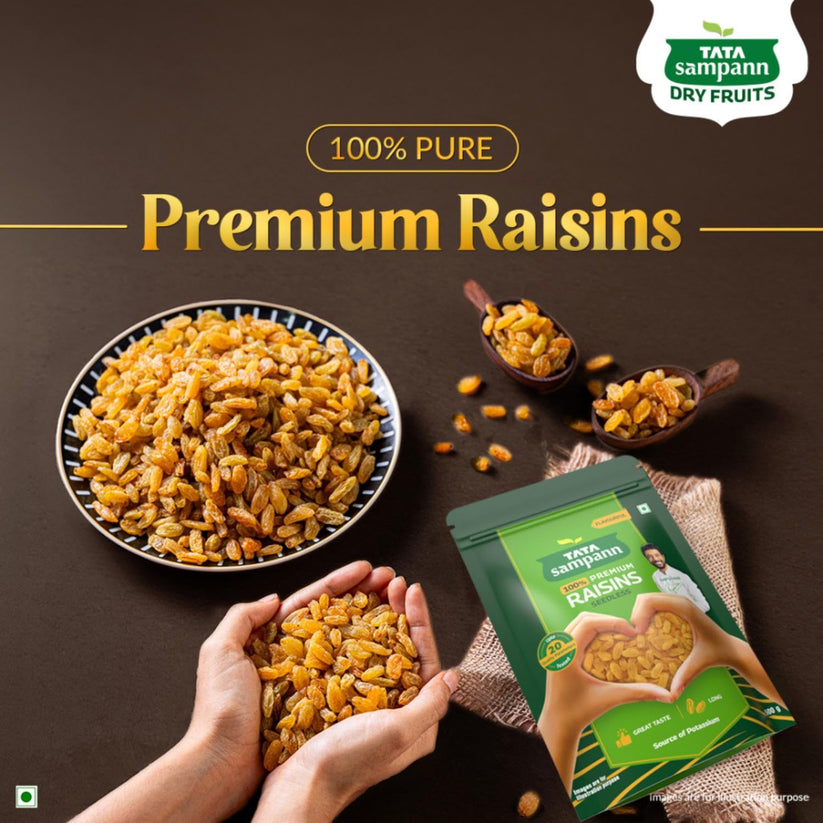 Premium Raisins | Seedless | Source of Potassium | Long in Size | Upto ...