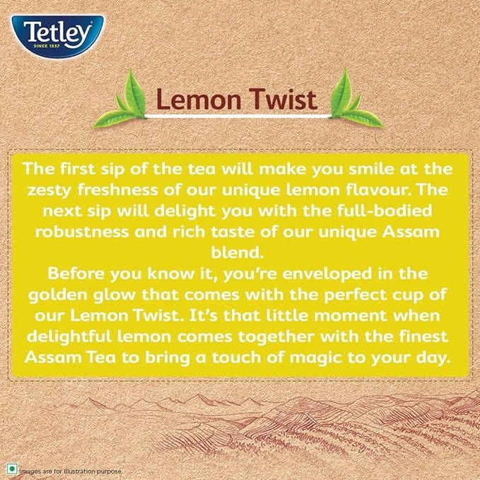 Lemon Flavoured Refreshing Tea | Black Tea