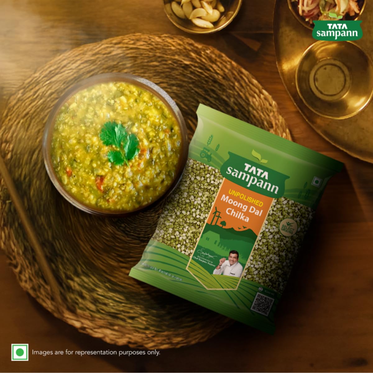 Moong Chilka Unpolished  | Premium Quality |Natural Nutrients Maintained | Chef Recommended | 500g