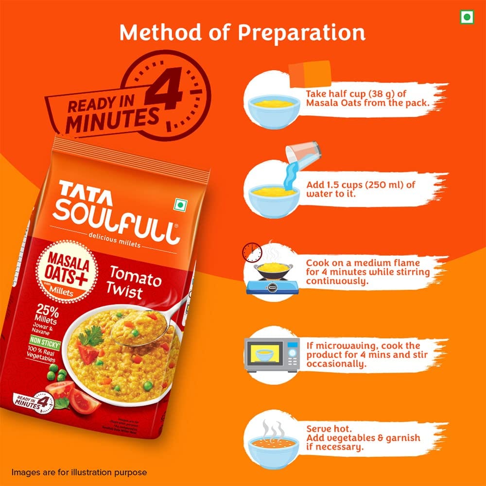 Masala Oats - Tomato