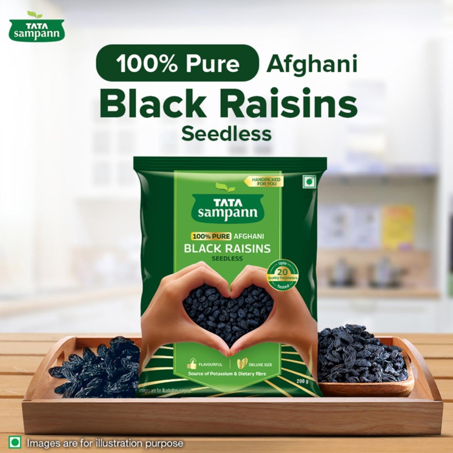 Afghani Black Raisins