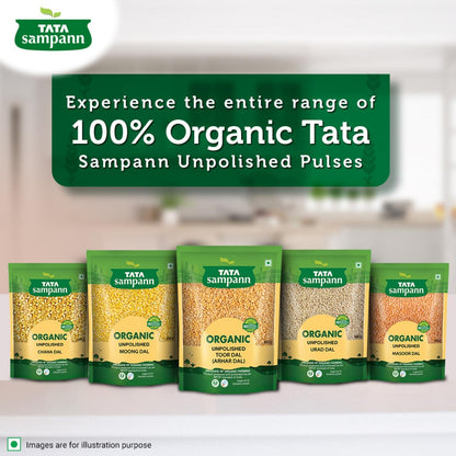 Organic Moong Chilka Unpolished | Rich in Nutrients | Stringent quality check | 500g
