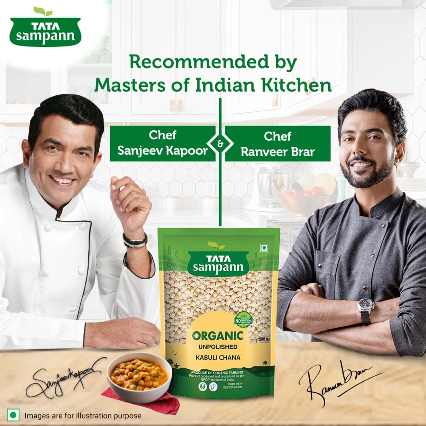 Organic kabooli Chana