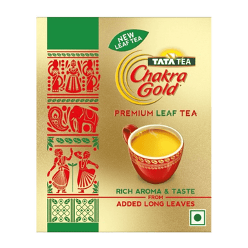 Chakra Gold - Premium Leaf Tea | With Added Longe Leaves | From Assam | Rich Aroma & Taste |  250g / 500g