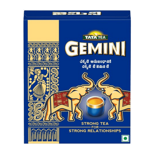 Chakra Gold Gemini | Black Tea, Strong Assam Tea, Rich Aroma, Premium Dust Tea | 500gm