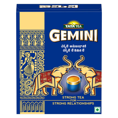 Chakra Gold Gemini | Black Tea, Strong Assam Tea, Rich Aroma, Premium Dust Tea | 500gm