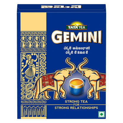 Chakra Gold Gemini | Black Tea, Strong Assam Tea, Rich Aroma, Premium Dust Tea | 500gm