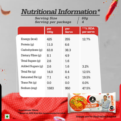 Ching's Secret Schezwan Instant Noodles - 240 Gram
