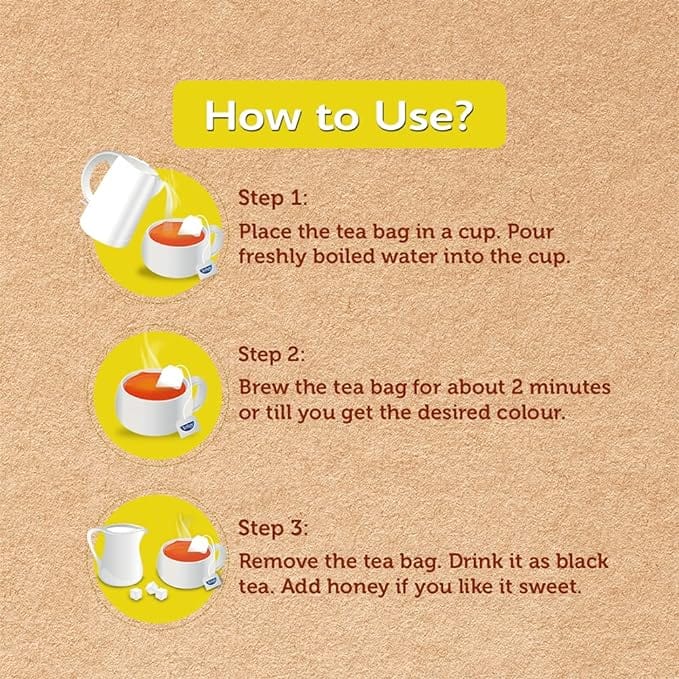 Lemon Flavoured Refreshing Tea | Black Tea