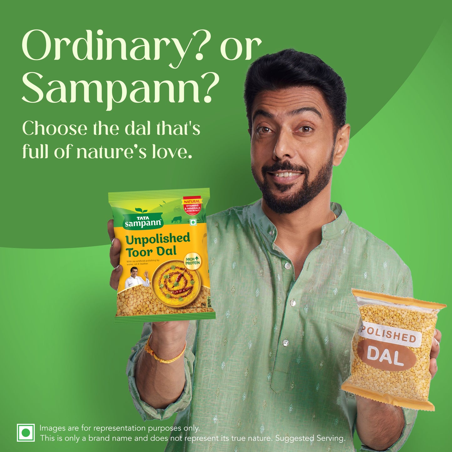 Toor Dal / Arhar Dal Unpolished | Rich in Taste | Chef Recommended | 500g / 1Kg - New Pack