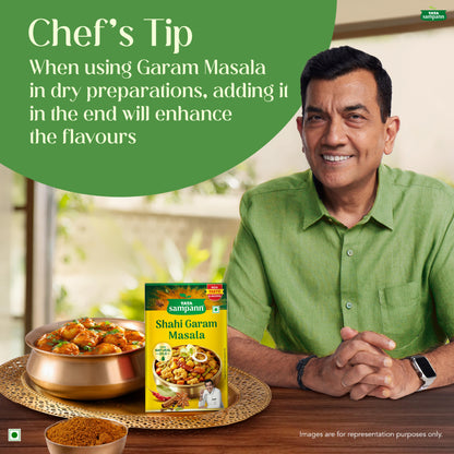 Garam Masala | Crafted by Chef Sanjeev Kapoor | Rich Aroma & Flavour | 100g - New Pack