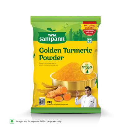 Turmeric Powder, Haldi Powder | With Natural Oils | Minimum 3% Curcumin | 100% Pure | Hygienically Packed | 100g / 200g / 500g - New Pack (Copy)
