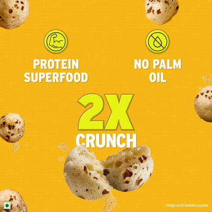 Tata Simply Better Cheeky Cheese Burst Flavoured Makhana | 50g | Double Roasted for 2X Crunch, With No Palm Oil & Artificial Flavours, Dry Fruits & Nuts Based Snack, Made with Olive Oil