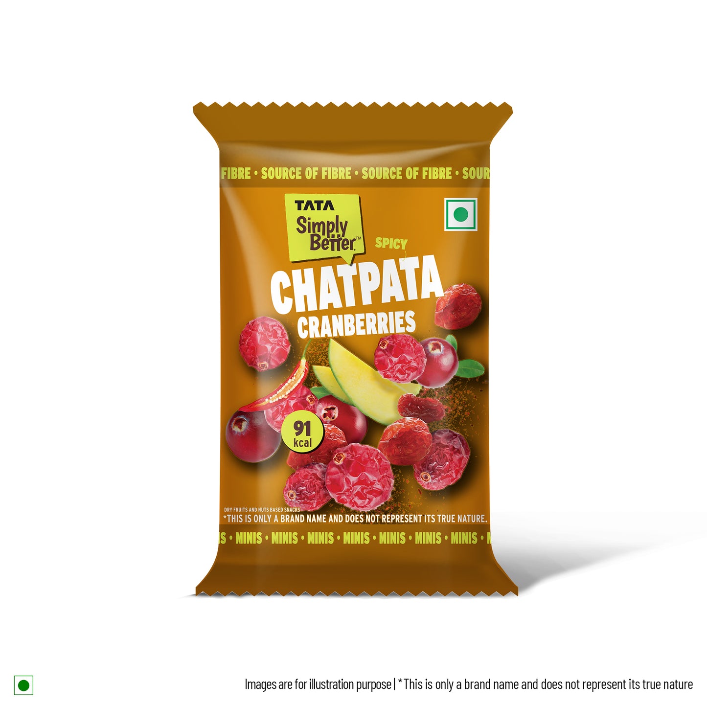 Flavored Berry - 25g - Single Serve(Cranberry - Chatpata)