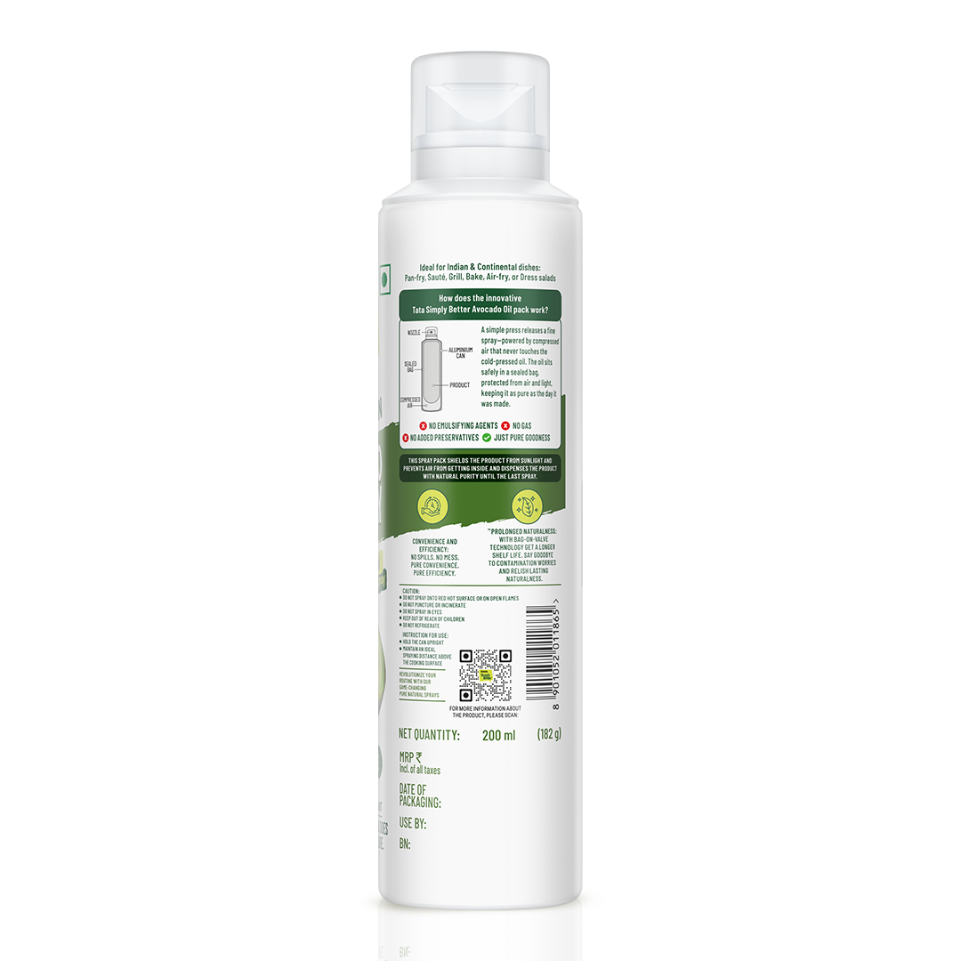 Tata Simply Better Extra Virgin Avocado Oil Spray