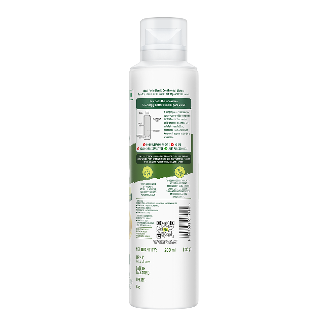 Tata Simply Better Extra Virgin Olive Oil Spray 200ml