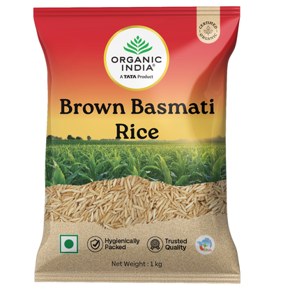 Organic India Brown Basmati Rice | 1 Kg