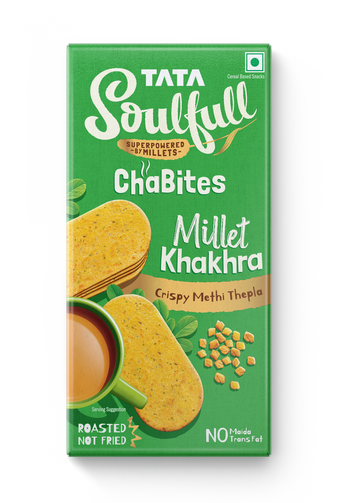 Tata Soulfull Millet Khakra Crispy Methi thepla - 120g