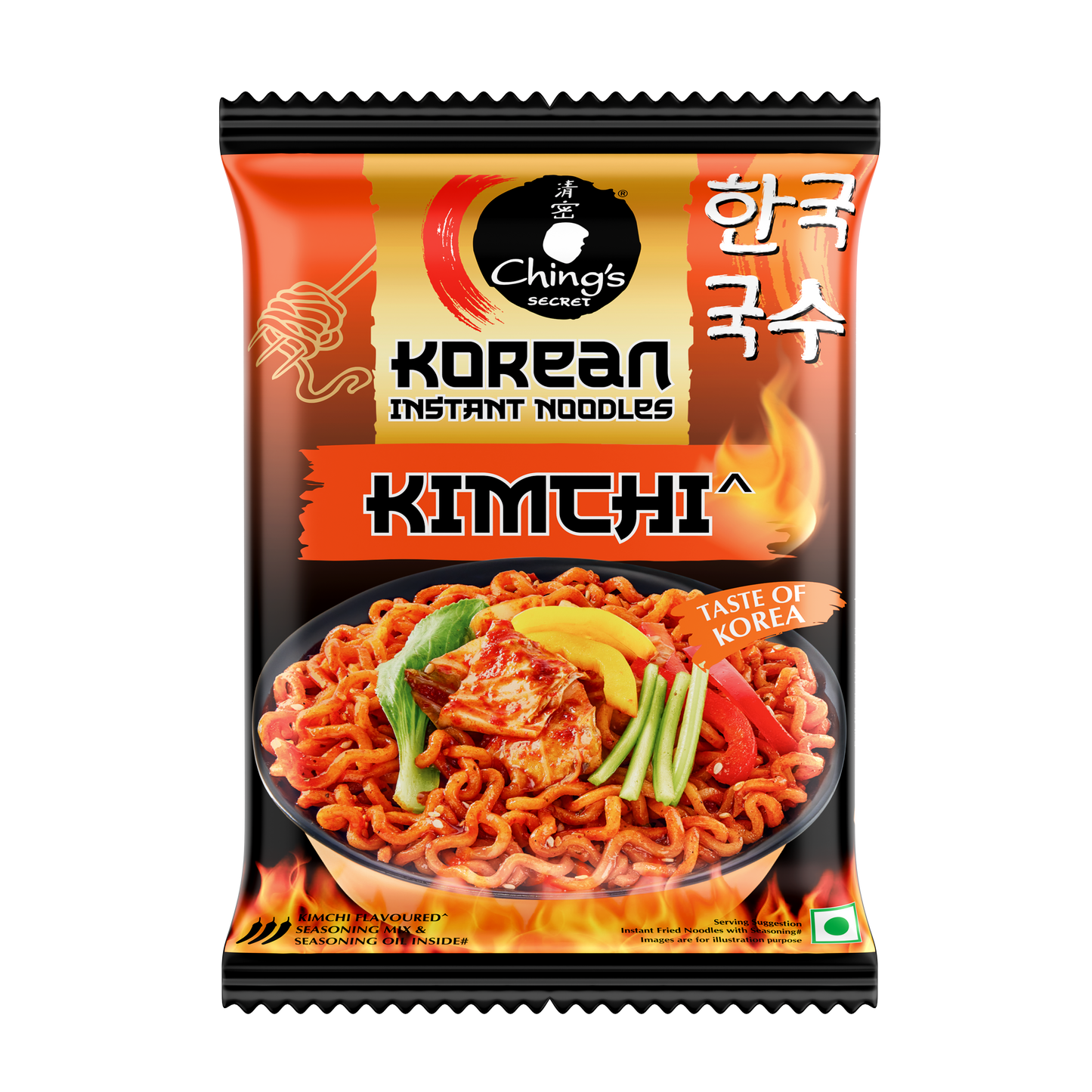Chings Korean Instant Kimchi Noodles | 80g