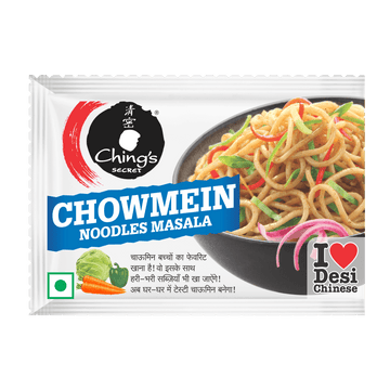 Chowmein Hakka Noodles Masala | No need to add salt, spices, or condiments | Authentic Desi Chinese | Easy to Cook | 100% Veg | 7g