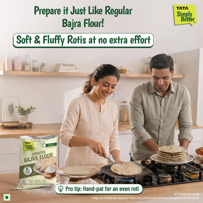 Tata Simply Better Sprouted Bajra Flour | 500g
